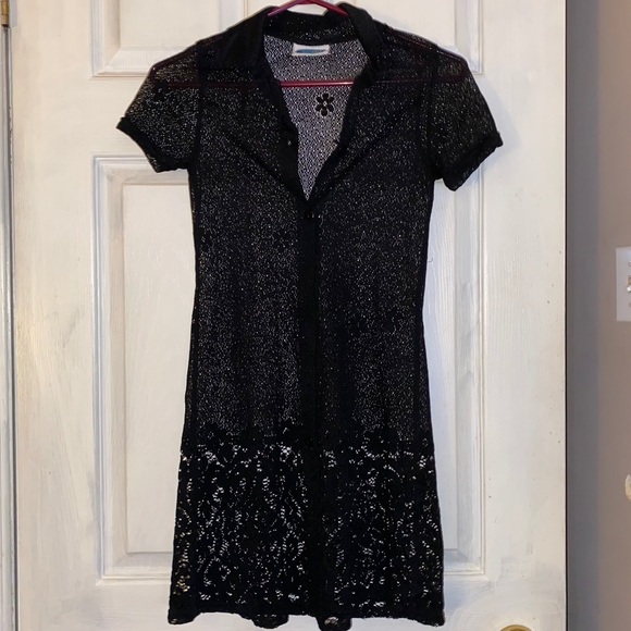 Y2K Floral Mesh Coverup - Picture 2 of 5